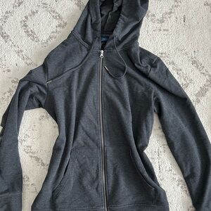 George Dark Gray Women's Zip-Up Hoodie